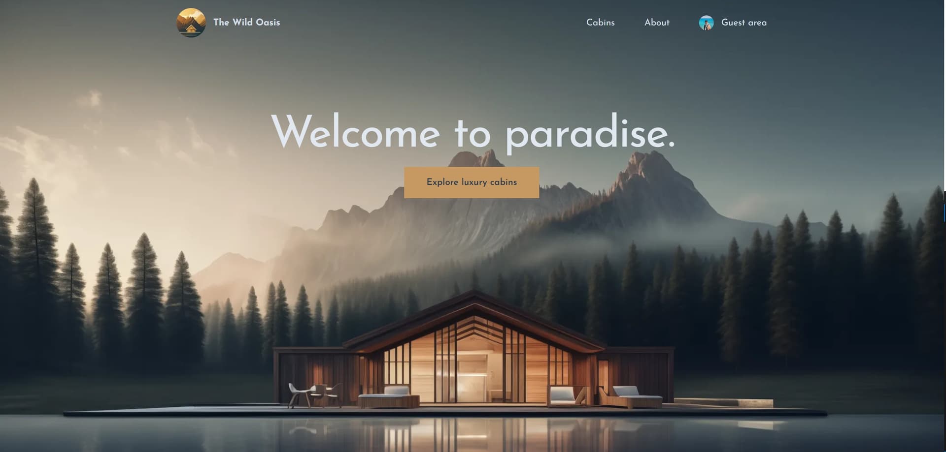 The Wild Oasis - موقع العملاء